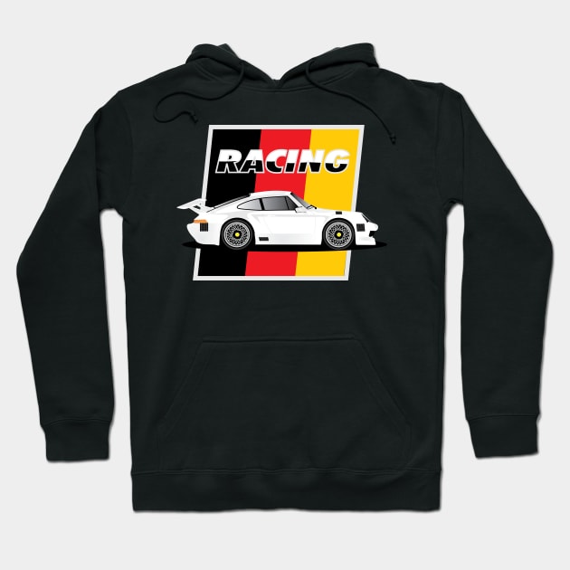 Racing - German Cup - White Hoodie by Sash8140